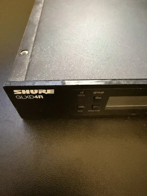 Shure GLXD4R Single Channel Digital Wireless Rack Mount Receiver - Black - Image 1 of 3