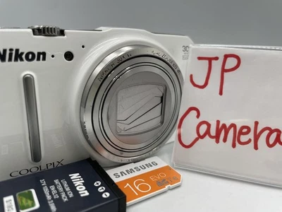 Excellent Nikon COOLPIX S9700 white 16.0MP 30x Zoom Compact Digital Camera 1449 - Image 1 of 4