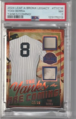 Leaf a Bronx Legacy 2024 - The Yanks Are Coming #tyc16 Yogi Berra PSA casi nuevo 7 Foto 1 de 4