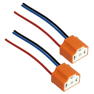 2x H4 Fassung Stecker Sockel Lampenfassung Keramik Lampensockel P43t - Bild 1 von 9