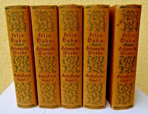 Gesammelte Werke Felix Dahn 5 Bände - Bild 1 von 5