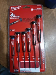 Milwaukee 48-22-2606 6-Piece Precision Screwdriver Set - Picture 1 of 2