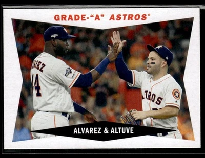 2020 Topps Archives #60CC-AA  Astros (Yordan Alvarez / Jose Altuve) 3802G - Image 1 of 2