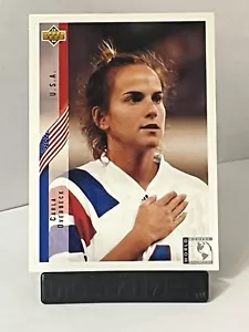 1994 Upper Deck World Cup USA rookie Card Carla Overbeck - Picture 1 of 2