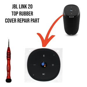 JBL Link 20 Portable Speaker Top Rubber Button Cover Control Repair Kit (Black) - Picture 1 of 3