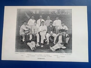 RARE Original Famous Cricketers, #078 Somerset Team, Cricket 1895 - Picture 1 of 2