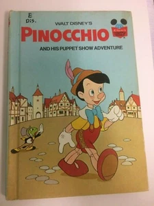 Vintage Disney Book Pinocchio & His Puppet Show Adventure Hardback 1973 - Picture 1 of 2