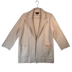 J.Crew 365 Sophie Sweater Blazer Pockets Knit Jacket Cardigan Light Pink Medium - Picture 1 of 7