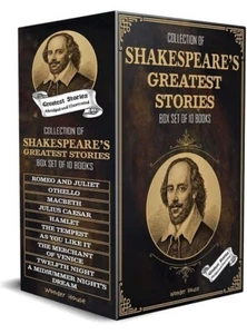 Collection of Shakespeare's Greatest Stories (Box Set of 10 Books) For Children - Picture 1 of 3