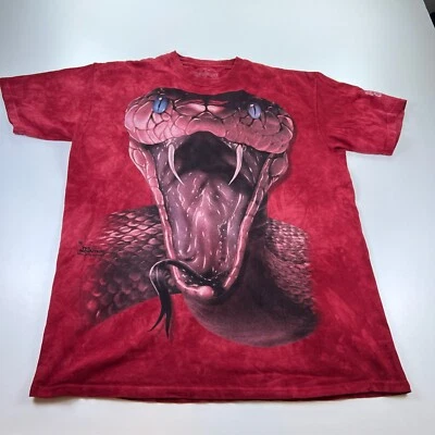 Camisa Gráfica Rainforest Café Adulto Extra Grande XL Roja Cobra Serpiente Aniam Estampado Foto 1 de 4