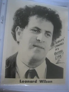 AMAZING Leonard Wilson Signed 8x10 Photo "Subway Changed my ENTIRE LIFE!" 2000s - Picture 1 of 4