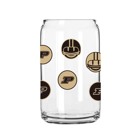Purdue Boilermakers 16oz. Smiley Can Glass Cover