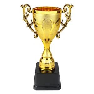Golden Award Trophy Award Competition Cup Award Plastic Competition Trophy Cu... - Picture 1 of 7