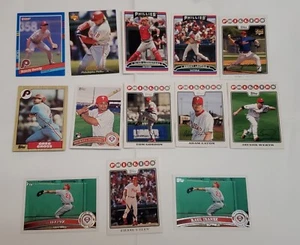 Lot Of 13 Philadelphia Phillies Collectible Assorted 1987-2011 Trading Cards VG - Picture 1 of 15