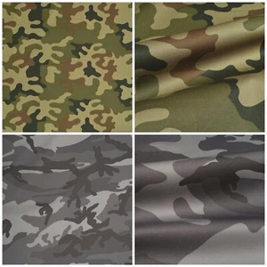 Camouflage Baumwolle Stoffe Köperbindung Tarndruck Meterware Bekleidung Deko Mix - Bild 1 von 8