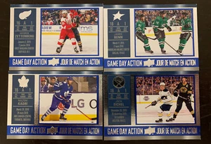 4x 2016-17 Upper Deck Tim Hortons Game Day Action, Tml, Det, Buf & Dal - Bild 1 von 2