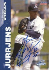 2005 West Michigan Whitecaps JAIR JURRJENS Signed Card autograph AUTO BRAVES TIG