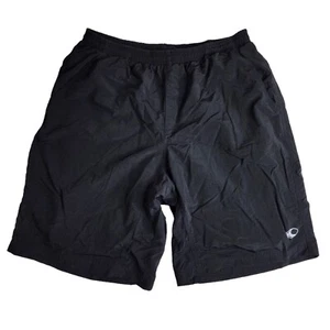 Canari Mens XL Black Elastic Waist Padded Mountain Bike Cycling Active Shorts - Picture 1 of 8