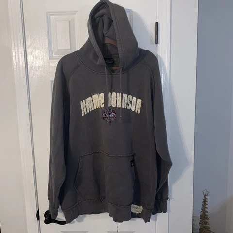 Nascar Chase Authentic Drivers Line Hoodie Jimmie Johnson #48 2X Gray Cover