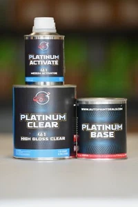Porsche Pint UNREDUCED Basecoat Paint + Clearcoat KIT PICK YOUR COLOR! - Picture 1 of 5