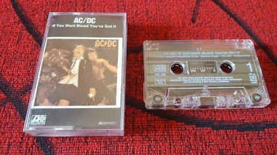 AC / DC **If You Want Blood You've Got It** RARE Germany REISSUE CASSETTE - Image 1 of 2