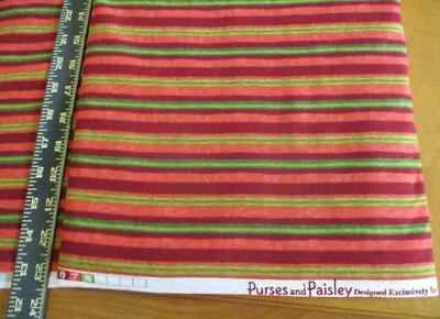 4 yards  PURSES AND PAISLEY by  WILMINGTON Print fabric cotton OOP - Image 1 of 2