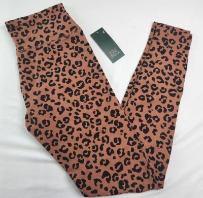 Wild Fable Juniors Fun Brown Leopard Print High Rise Classic Leggings Size XS - Image 1 of 4