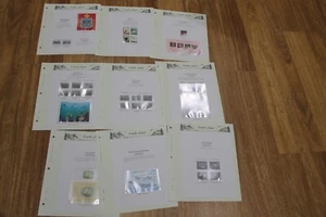 MINT 1998 NORFOLK ISLAND SEVEN SEAS HINGELESS PAGES -   WITH MINT STAMPS - Picture 1 of 1