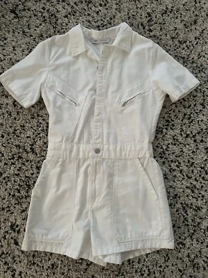 Weiß Overalls, Onesie , jumpsuit Zara, Gröse XS - Bild 1 von 4