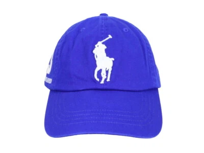 Polo Ralph Lauren Big Pony Adjustable Baseball Cap Hat - Blue with White pony - Image 1 of 4