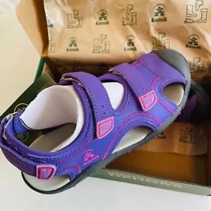 Kamik bump toe covered sandal kids 6 girls new - Picture 1 of 8