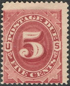USA 1891 Postage Due Scott J25 MHR (CV: $100 US) - Picture 1 of 2