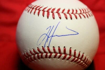 TIM HUDSON AUTOGRAPHED AUTO SIGNED MAJOR LEAGUE BASEBALL OML GIANTS COA Foto 1 de 2