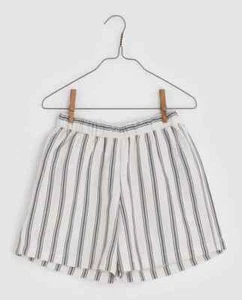 Little Cotton Clothes Sadie shorts - ticking stripe size 5-6 - Picture 1 of 4