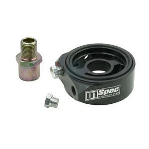 D1 Spec Ölfilter Sandwich Adapter Platte 1/8 NPT Öltemperatur Sensor M20 x 1,5 - Bild 1 von 3