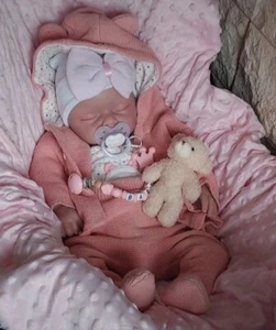 bébé Fille reborn full silicone - Photo 1/9
