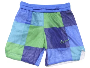 Nike Little Boy's Reversible Athletic Shorts Elite Pacific Blue/White - Picture 1 of 20