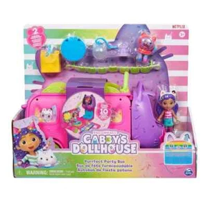 DreamWorks Gabby's Dollhouse Purrfect Party Bus Cat-Errific Celebration - NEW - Picture 1 of 11
