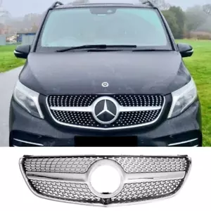 Parrilla superior delantera diamante Mercedes Benz Clase V W447 (2014-) - Imagen 1 de 3