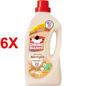 6 X Omino Bianco Marsiglia Waschmittel - FlÜssigwaschmittel FÜr Waschmaschine - Bild 1 von 1
