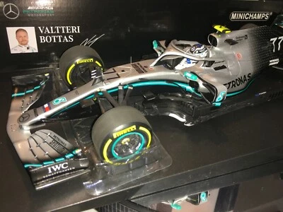 1:18 Minichamps Mercedes AMG Petronas W10 Valtteri Bottas 2019 F1 Runner up - Image 1 of 4