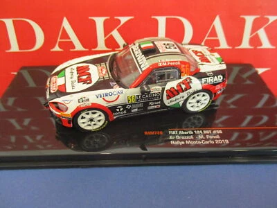Die cast 1/43 Modellino Auto Fiat Abarth 124 RGT Rally Monte Carlo 2019 Brazzoli - Immagine 1 di 4
