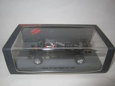Spark 1/43 Lotus 87 Ford #12 1981 Las Vegas GP 4th Nigel Mansell JPS - Immagine 1 di 4