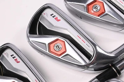Left Hand Taylormade R11 Irons / 5-PW+SW / Regular Flex KBS 90 Shafts - Image 1 of 4