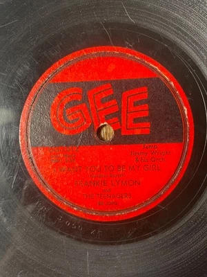 The Teenagers Featuring Frankie Lymon – I Want You To Be My Girl 10" 1956 - Image 1 of 4