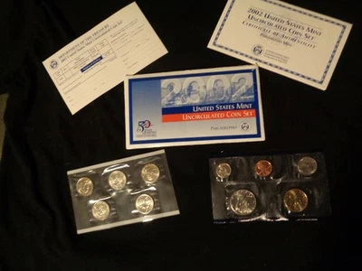 2002 United States Mint Uncirculated Coin Set – Philadelphia Mint - Image 1 of 4