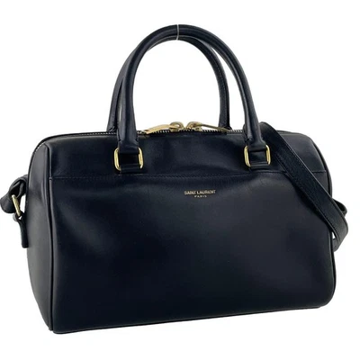 Saint Laurent Baby Duffle 2way Leather Suede Black Shoulder bag 3782 - Image 1 of 4