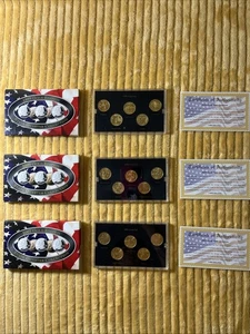 1999, 2000, 2001 Gold Edition State Quarter Collections - Picture 1 of 5