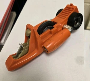 Kenner SSP Sidewinder Orange Gold Driver 1970's Cycle Big Wheel Zip Cord Racer - Picture 1 of 6