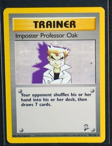 Imposter Professor Oak Rare Base Set 2 102/130 LP - Picture 1 of 2